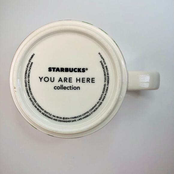 Starbucks You Are Here Arizona Desert Cactus Grand Canyon 2014 Coffee Mug EUC - Picture 9 of 10